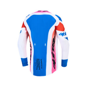 Supertech Dyna Jersey White/Blithe Blue/Black/Purple XL - Image 2
