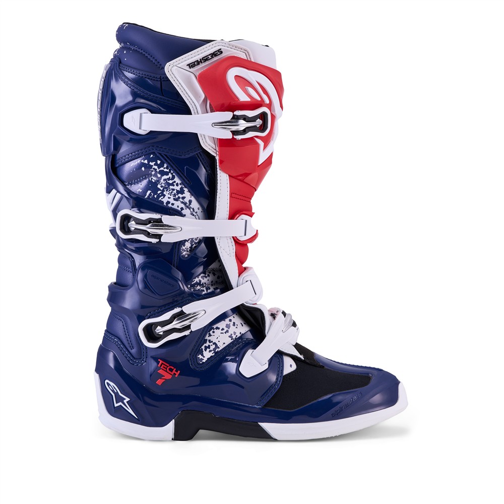 Alpinestars Tech-7 Limited Edition MX Boots Unity Red/White/Blue