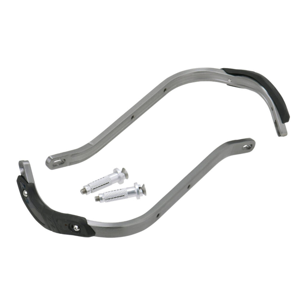 Zeta Pro Armor Bended Hand Guard - Titanium Colour