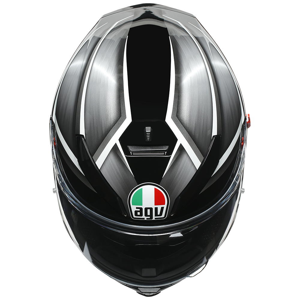 Road Helmet AGV K-5 S Tempest Black/Silver