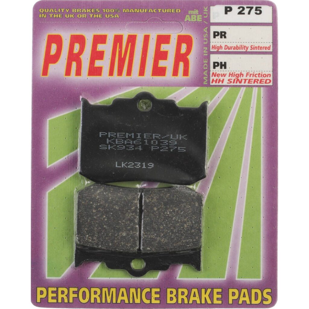 PREMIER BRAKE PADS P275 - PERFORMANCE MACHINE