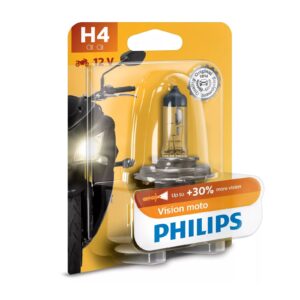 PHILIPS BULB H4 12342 PR 12V 60/55W P43t-38 BW VISION MOTO - Image 1
