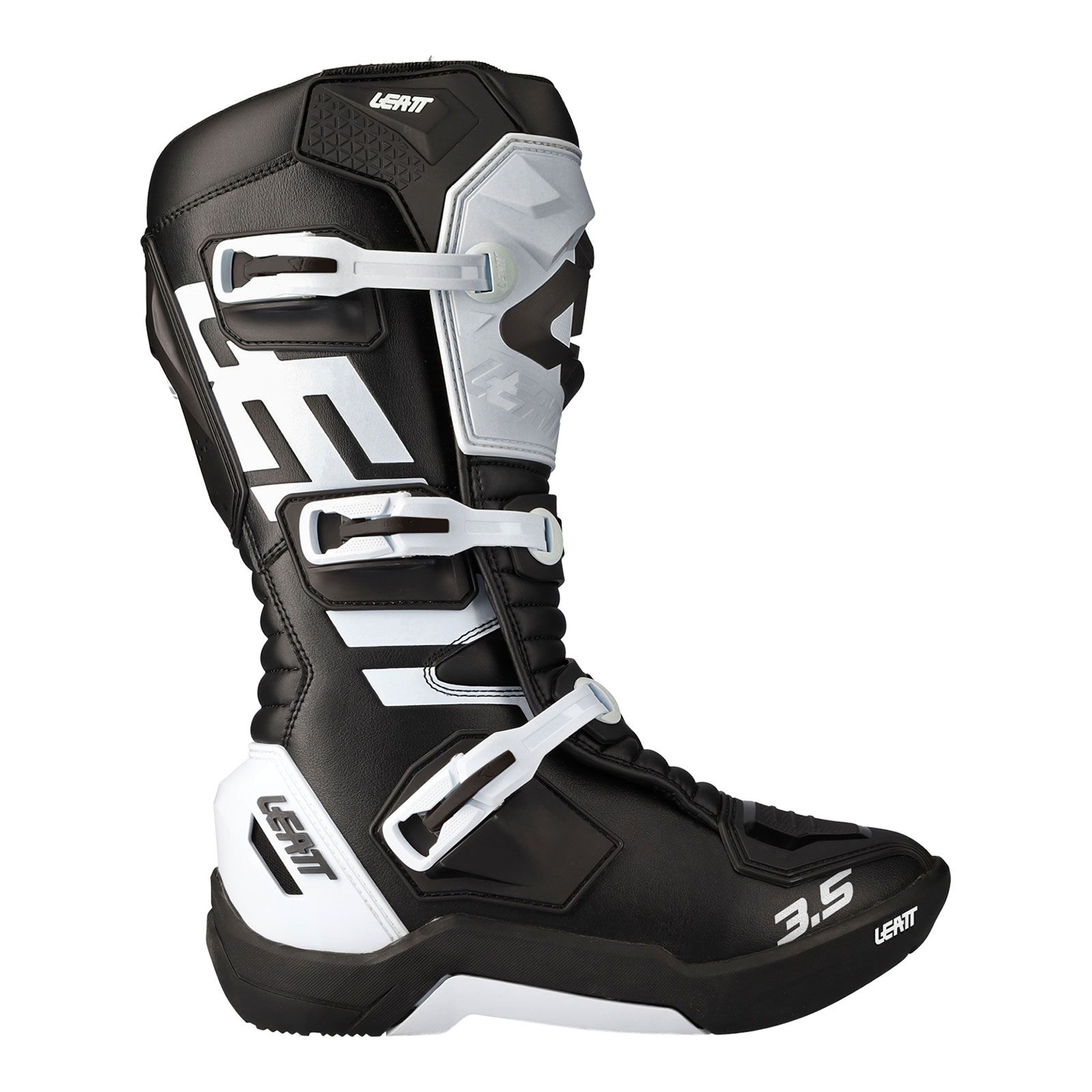 Leatt 3.5 Youth Black/White Motocross Boot - Image 3