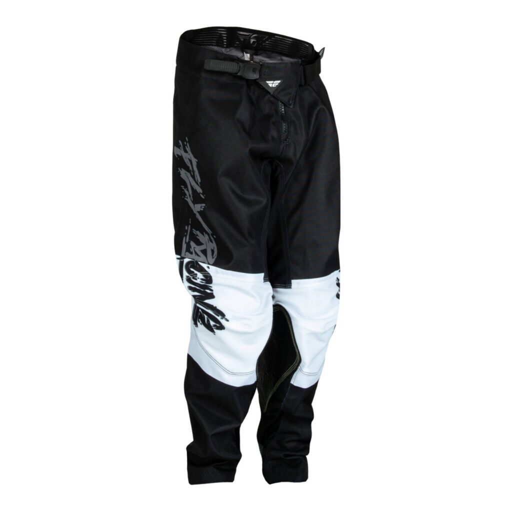 Fly Kinetic Khaos Motocross Pants Youth Grey/Black/White