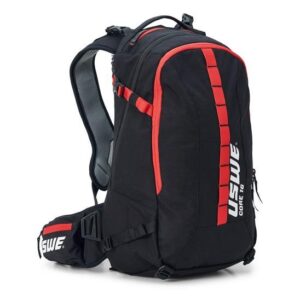 USWE Core Dirt Biking Daypack Black/Red - Image 2