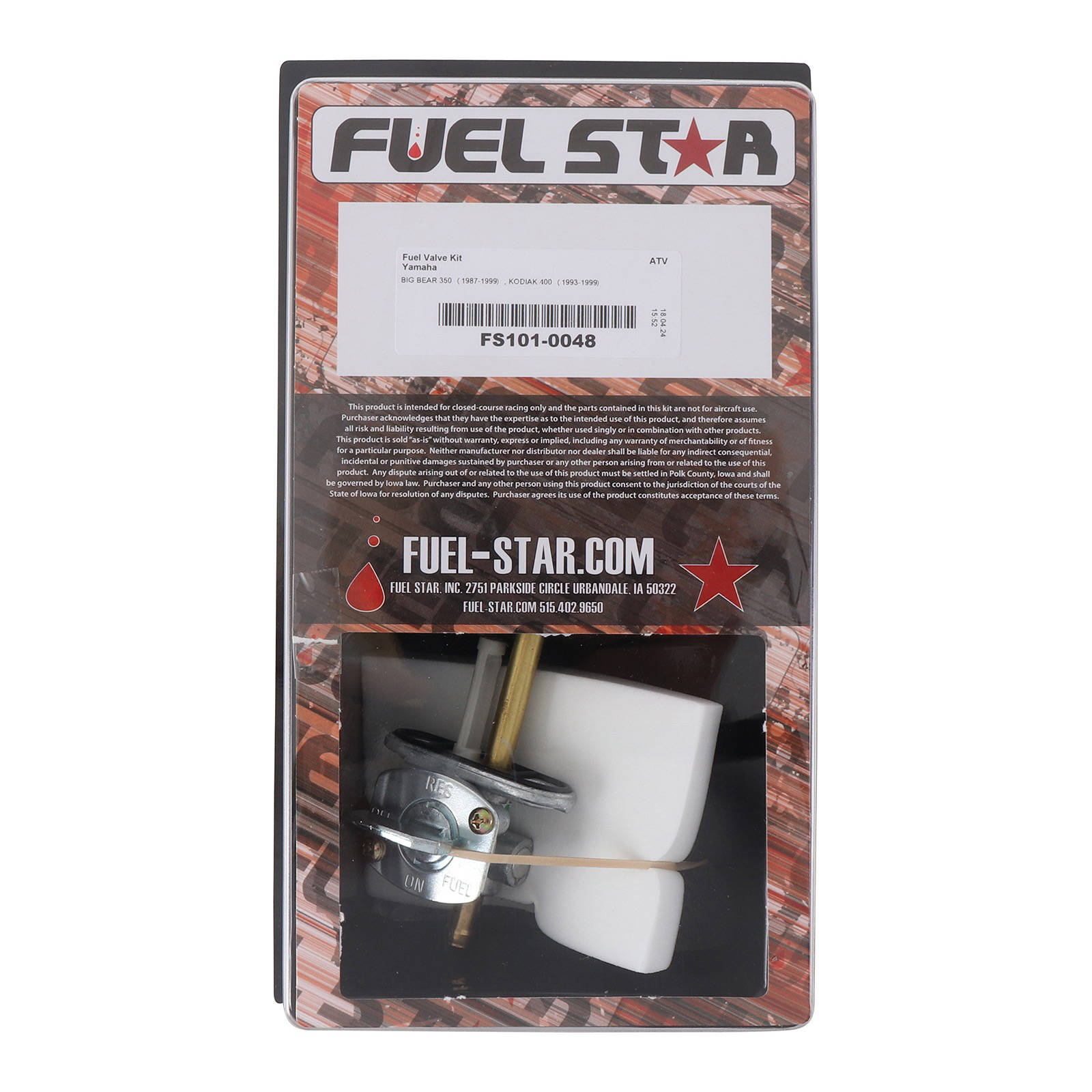 All Balls Racing Fuel Tap Kit (FS101-0048) - Image 1