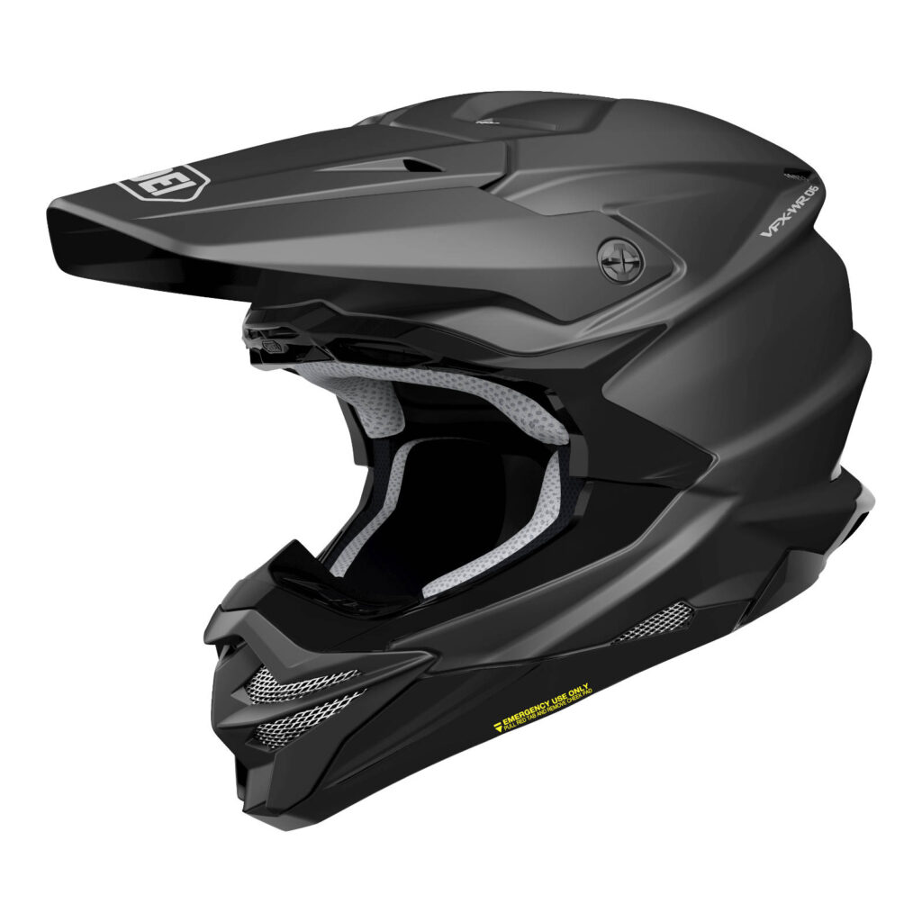 Shoei VFX-WR06 M.E.D.S Motocross Helmet - Matte Black