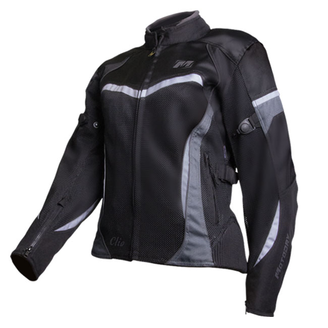 MotoDry Clio Ladies Road Jacket Black/White