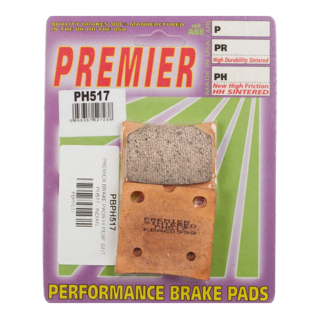 PREMIER BRAKE PADS HI-PERF SINT PH517 - INDIAN