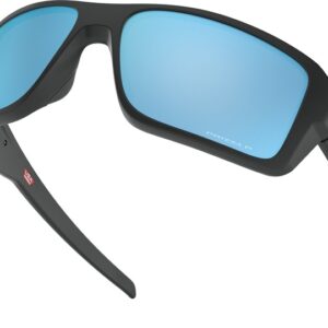 Oakley Double Edge Sunglasses Matte Black w/PRIZM Deep Water Polarized Lenses - Image 4