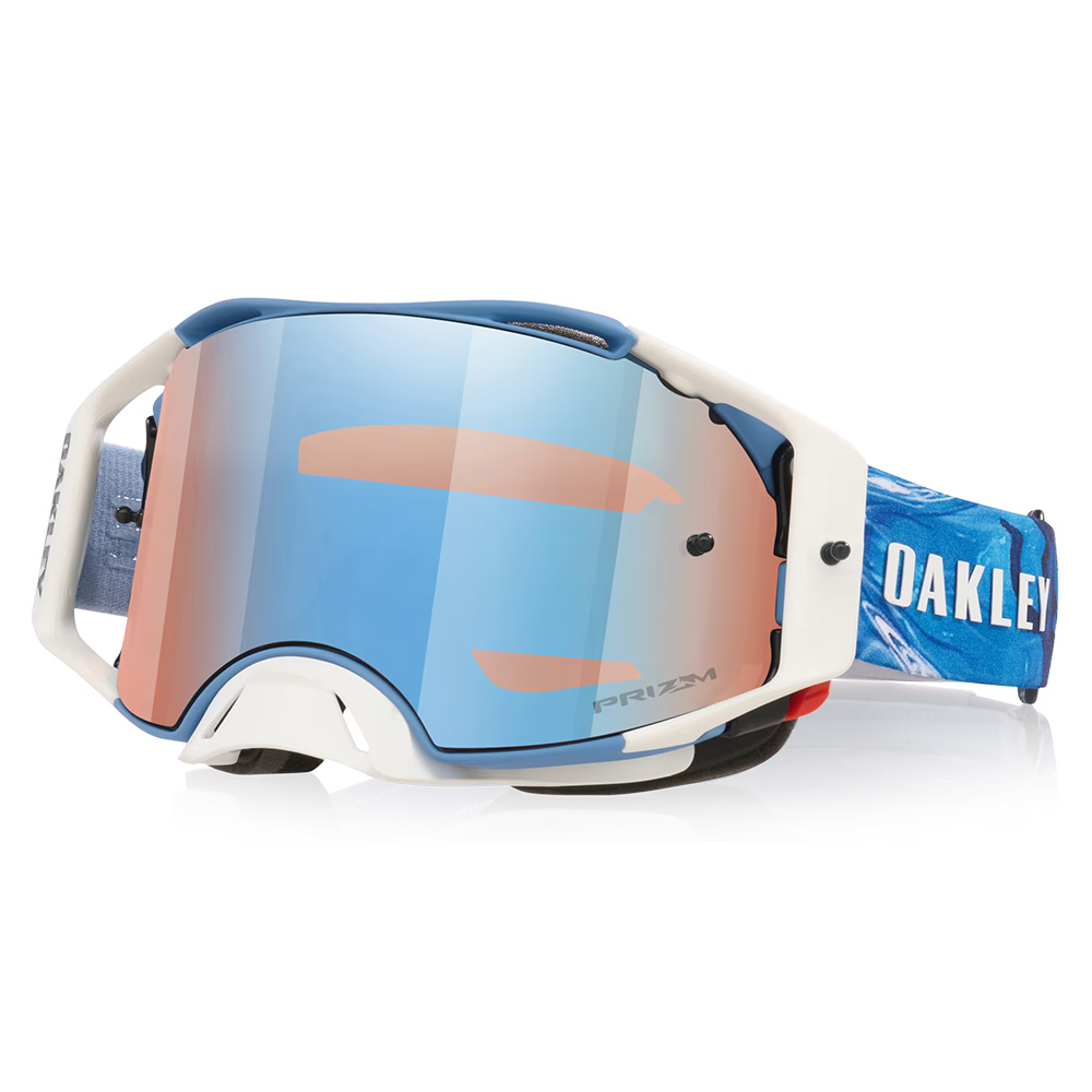 Oakley Airbrake MX Goggle Sexton Sig. Matte White w/ Prizm Sapphire Lens