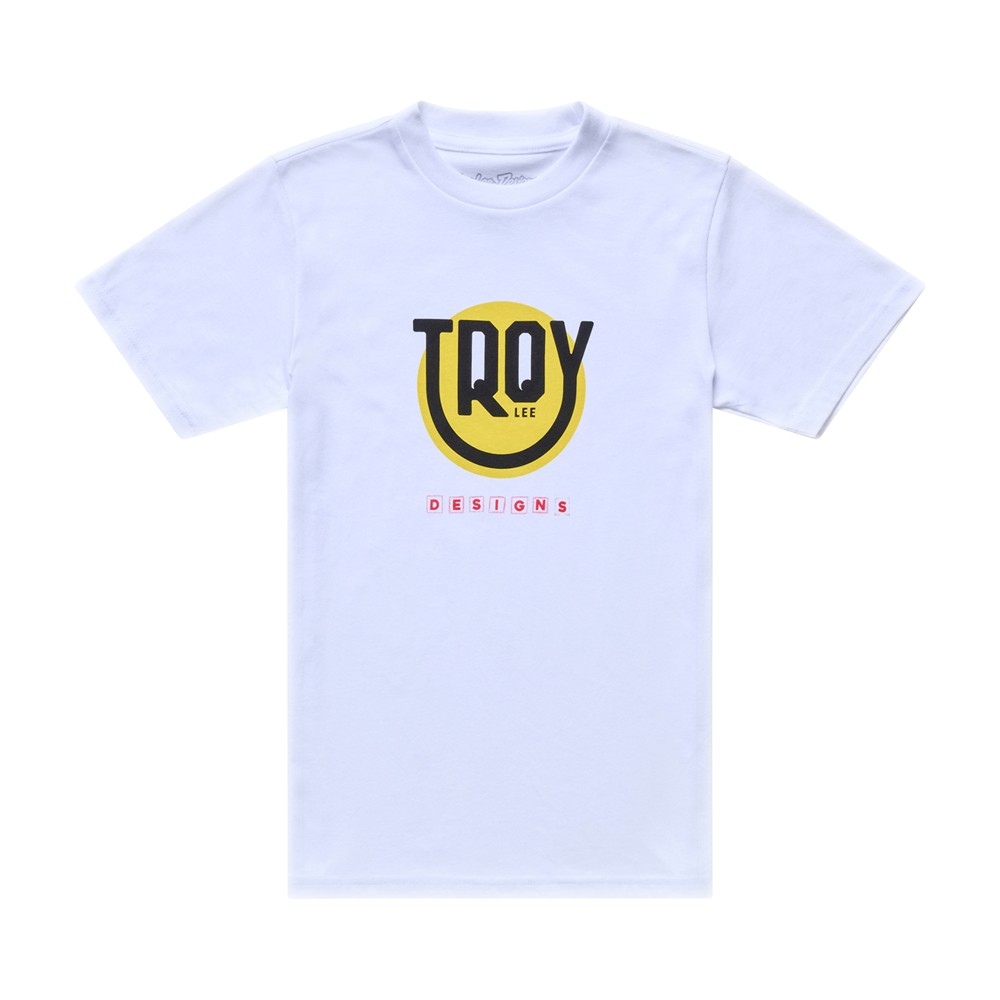Troy Lee Designs Happy Dayz Tee Youth White