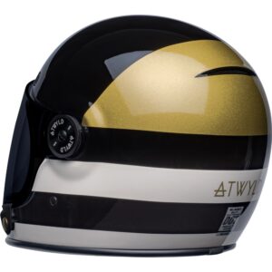 Bullitt Atwyld Orion Gloss Black/Gold Helmet - Image 5