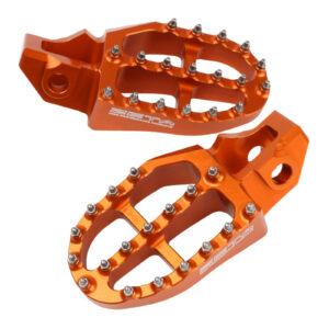 Zeta Aluminium Footpegs KTM SX '16- Orange - Image 1