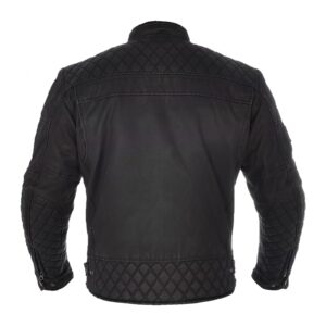 Road Jacket Oxford Hardy Wax Black - Image 2