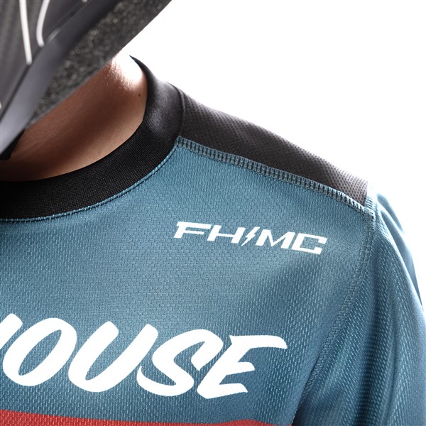 Fasthouse Carbon Force Motocross Jersey Youth Teal