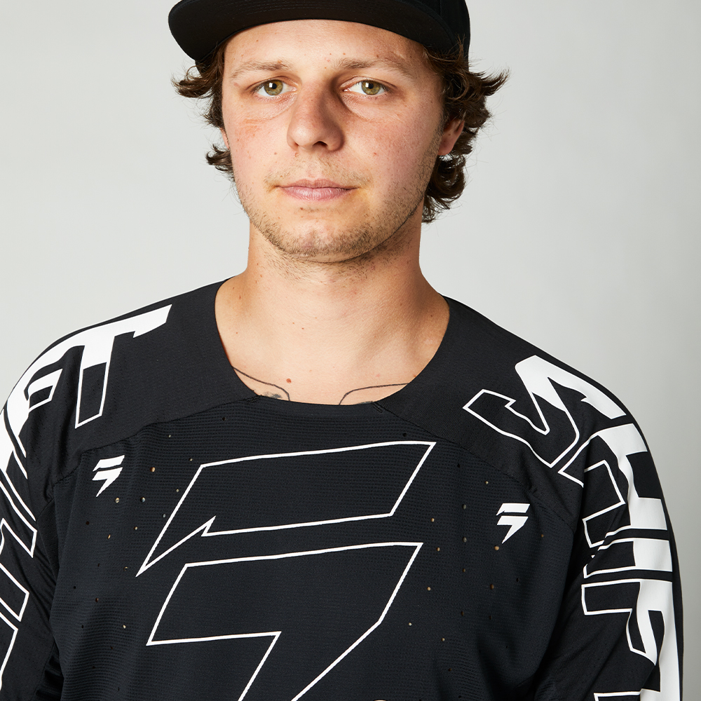 Motocross Jersey Shift Black Label King Black