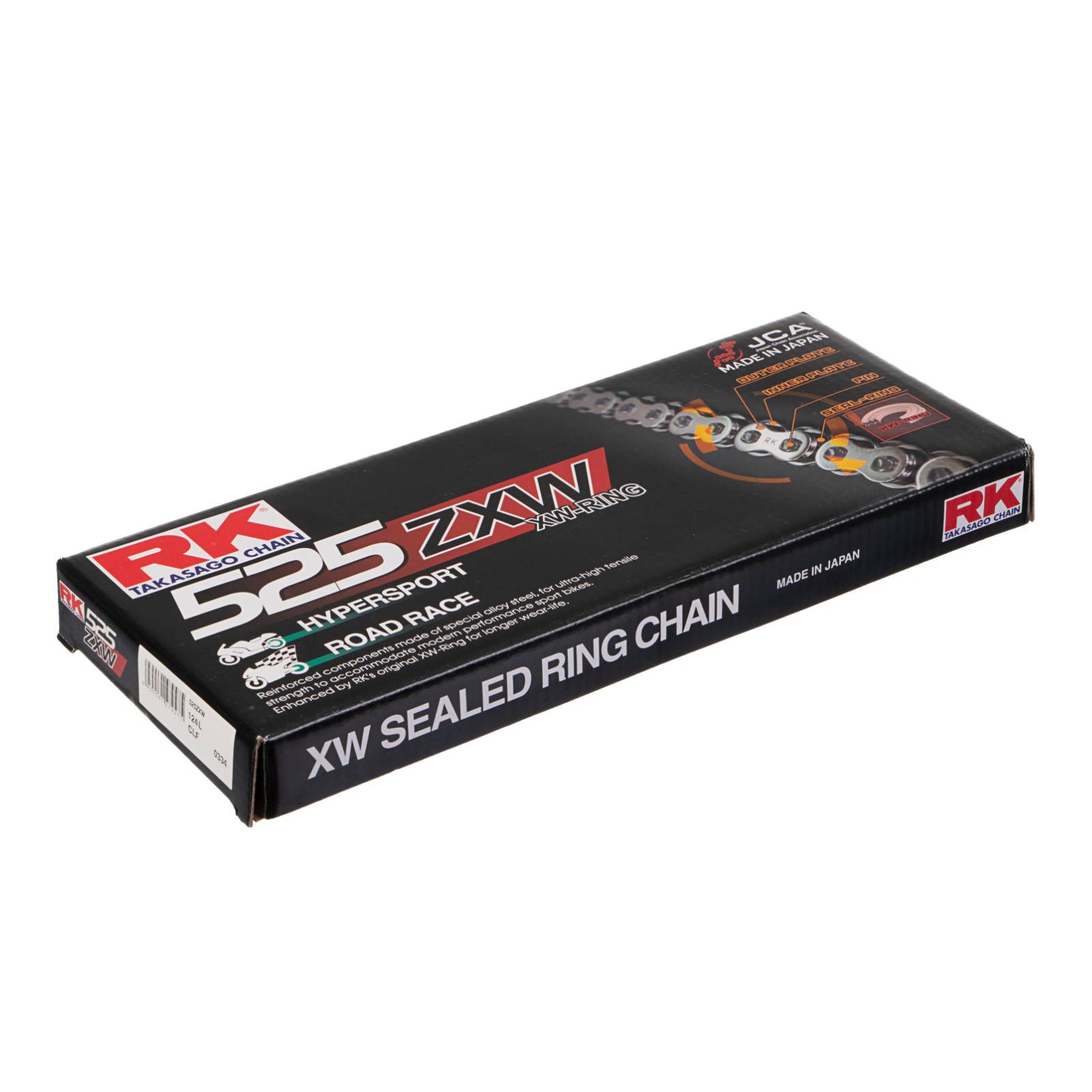 CHAIN RK 525ZXW x 124 XW-RING - HYPERSPORTS - Image 1