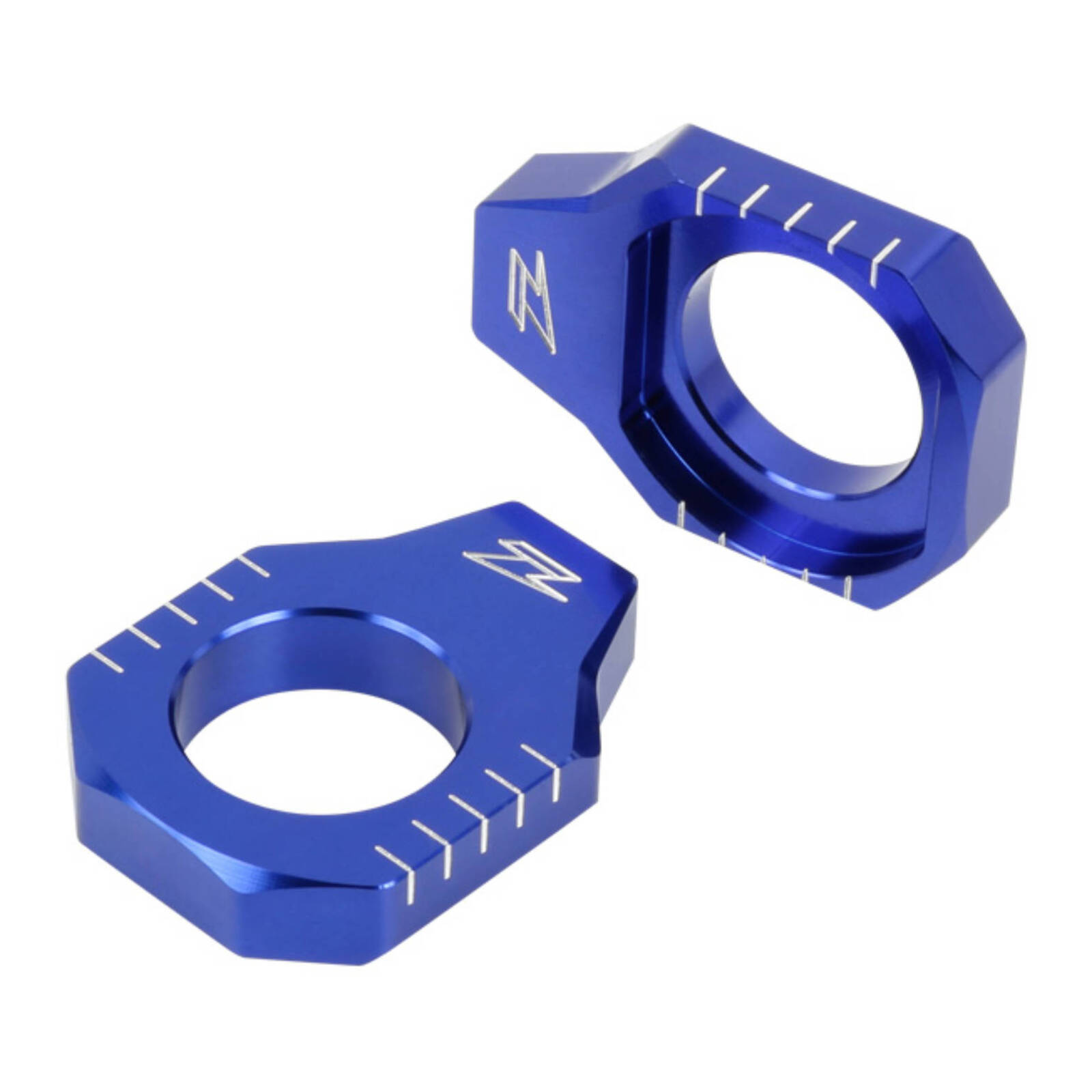 Zeta Rear Axle Block Kawasaki KXF250 '17-,KXF450 '16- Blue - Image 2