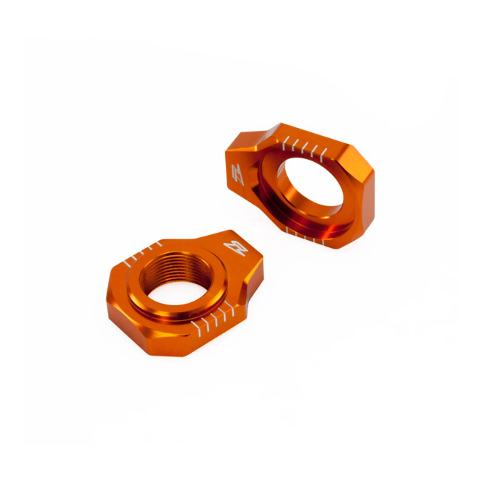 Zeta Rear Axle Block KTM SX/SXF '13- Orange - Image 1