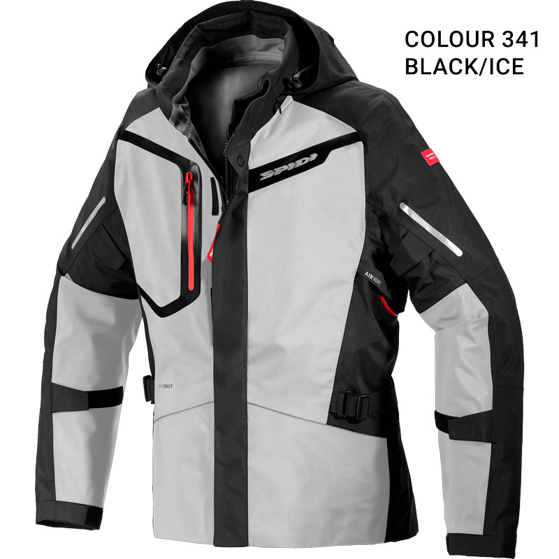 Spidi Mission-T Shield Jacket Black/Ice