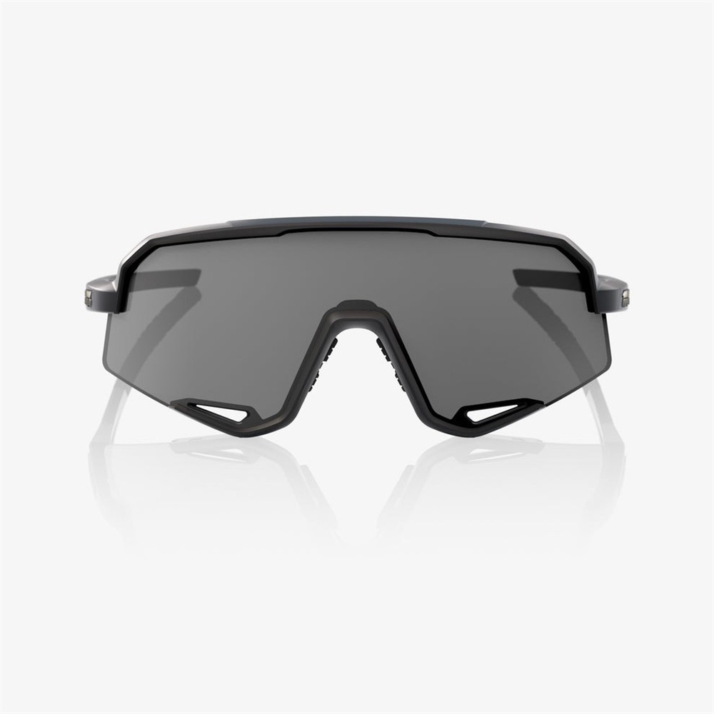 100% Slendale Matte Black Sunglasses Smoke Lens