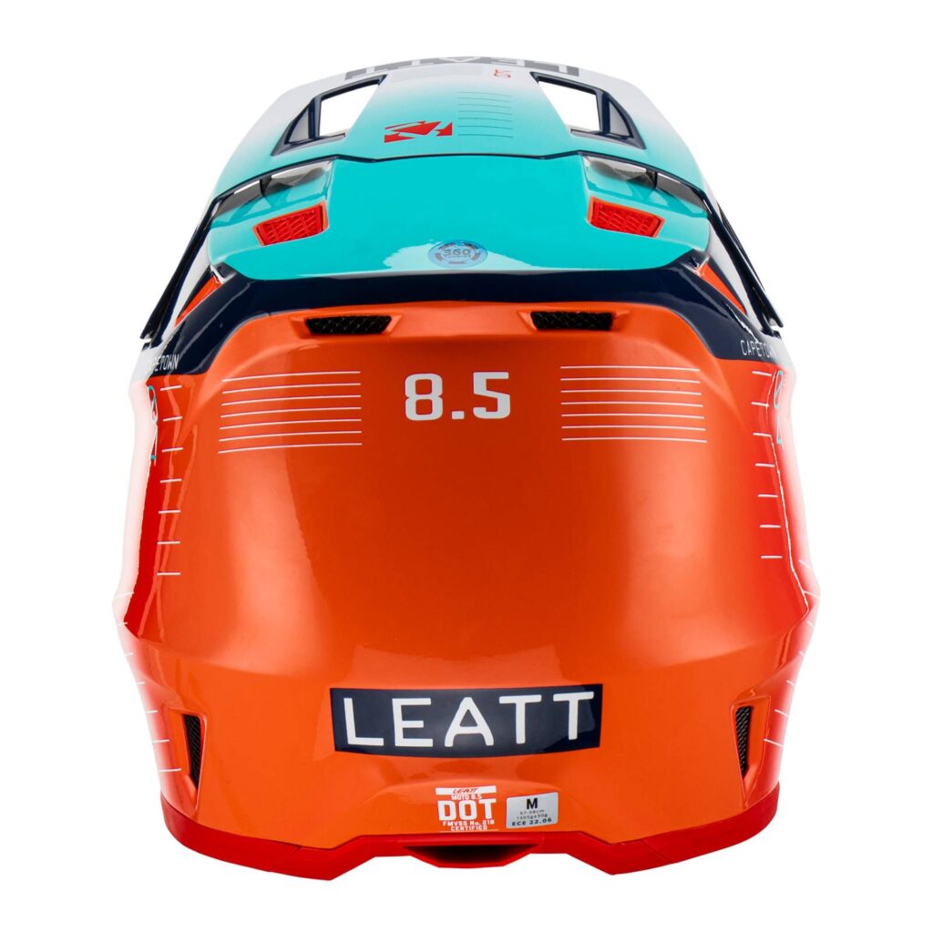 Leatt Moto 8.5 V23 Motocross Helmet Kit Red