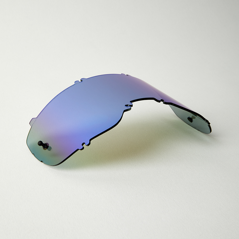 FOX AIRSPACE/MAIN MX20 INJ LENS-MIRROR [BLUE] OS