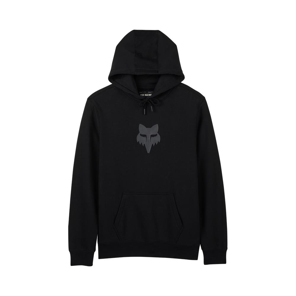 Fox head Fleece Pullover Hoody Black/Black