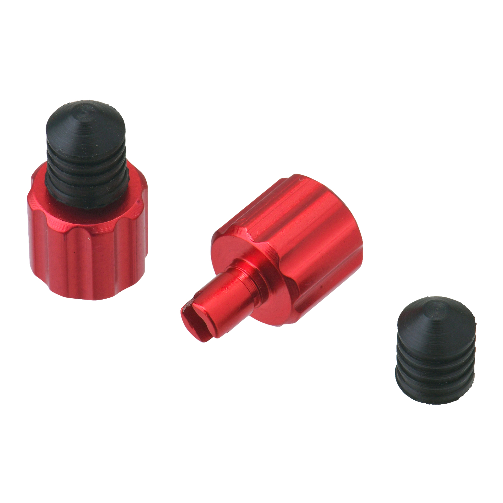 DRC AIRVALVE CAP W/VALVE WRENCH 2PCS RED - Image 3