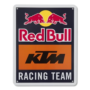 KTM Red Bull Racing Team Metal Sign