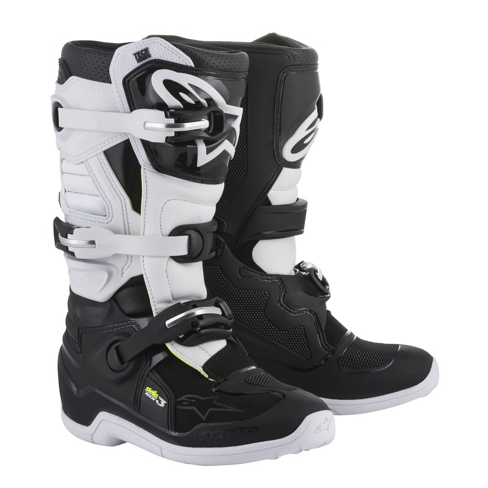 Alpinestars Stella Tech-3 MX Boots Black/White