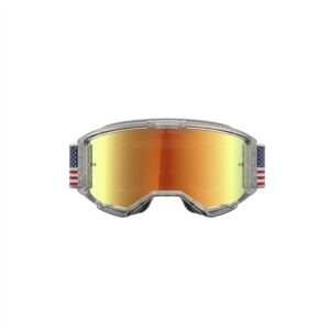 Alpinestars Limited Edition Vision 5 Fiftyfold Motocross Goggles Red/White/Blue Mirror Red Lens - Image 3