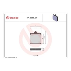 Brembo Brake Pad - Sintered Xtra - Image 2