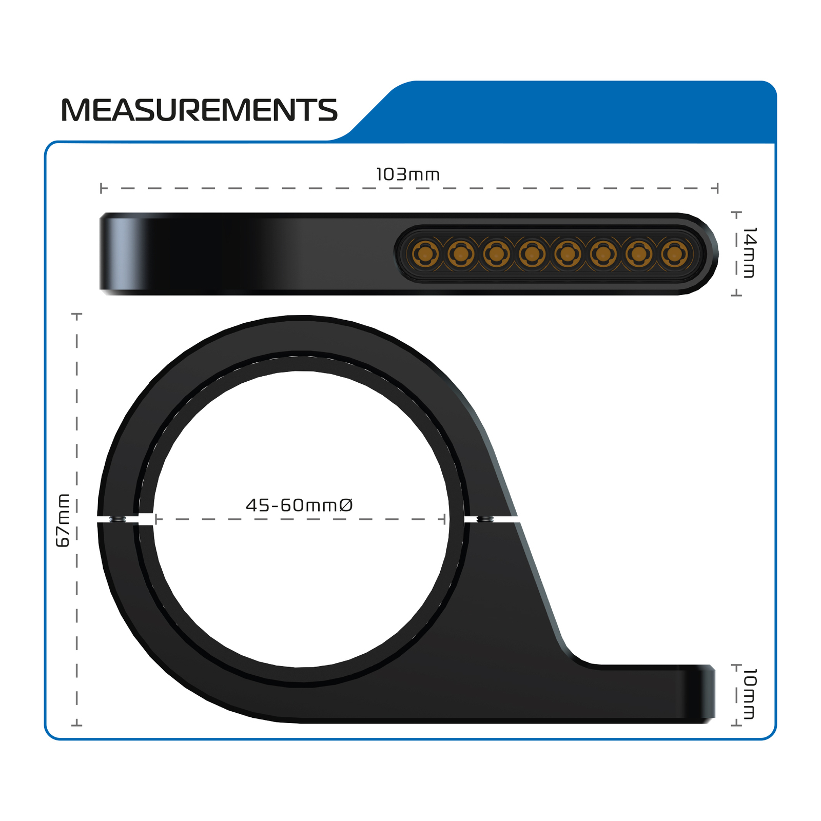 Oxford Darkturner - Sequential Fork Mounted Indicators - Image 6