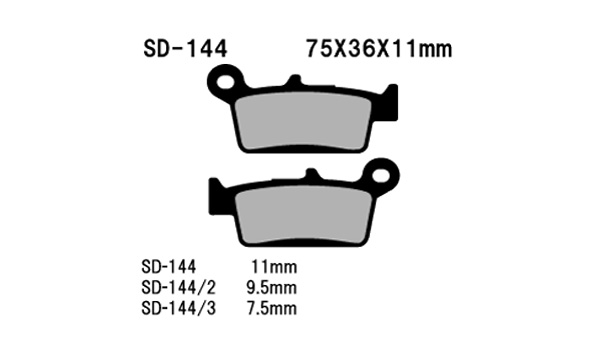 Vesrah disc pads SD144 VD144JL AX35131 [AC]