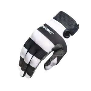 Fasthouse Youth Vapor Jailbird Motocross Gloves Black/White - Image 3