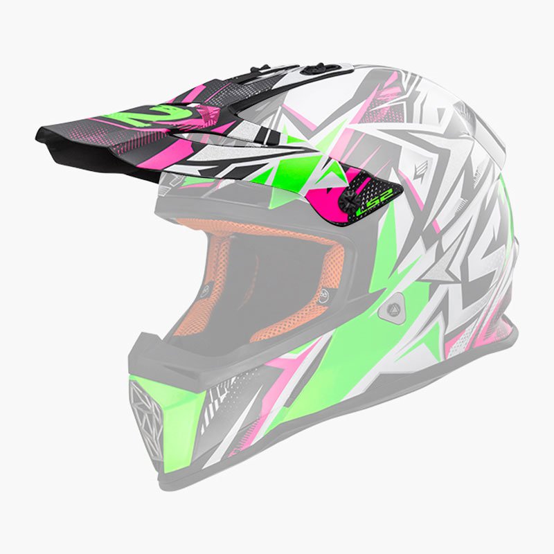 LS2 MX437J FAST MINI PEAK STRONG GRN/PNK