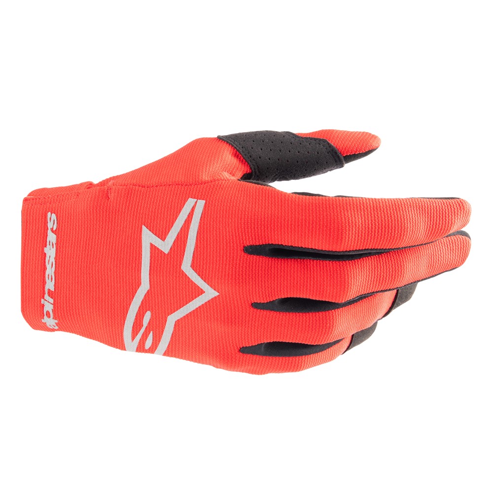 Alpinestars Radar Motocross Gloves Mars Red/Silver