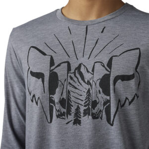Fox The Format Tech Tee Heather Graphite - Image 3