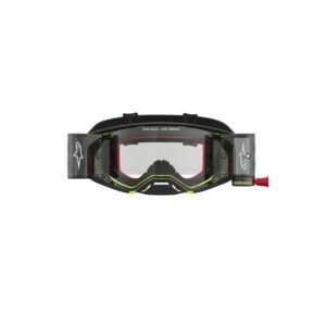 Alpinestars Supertech Firma 2.0 Motocross Goggles Roll Offs Black/Yellow Clear Lens - Image 3