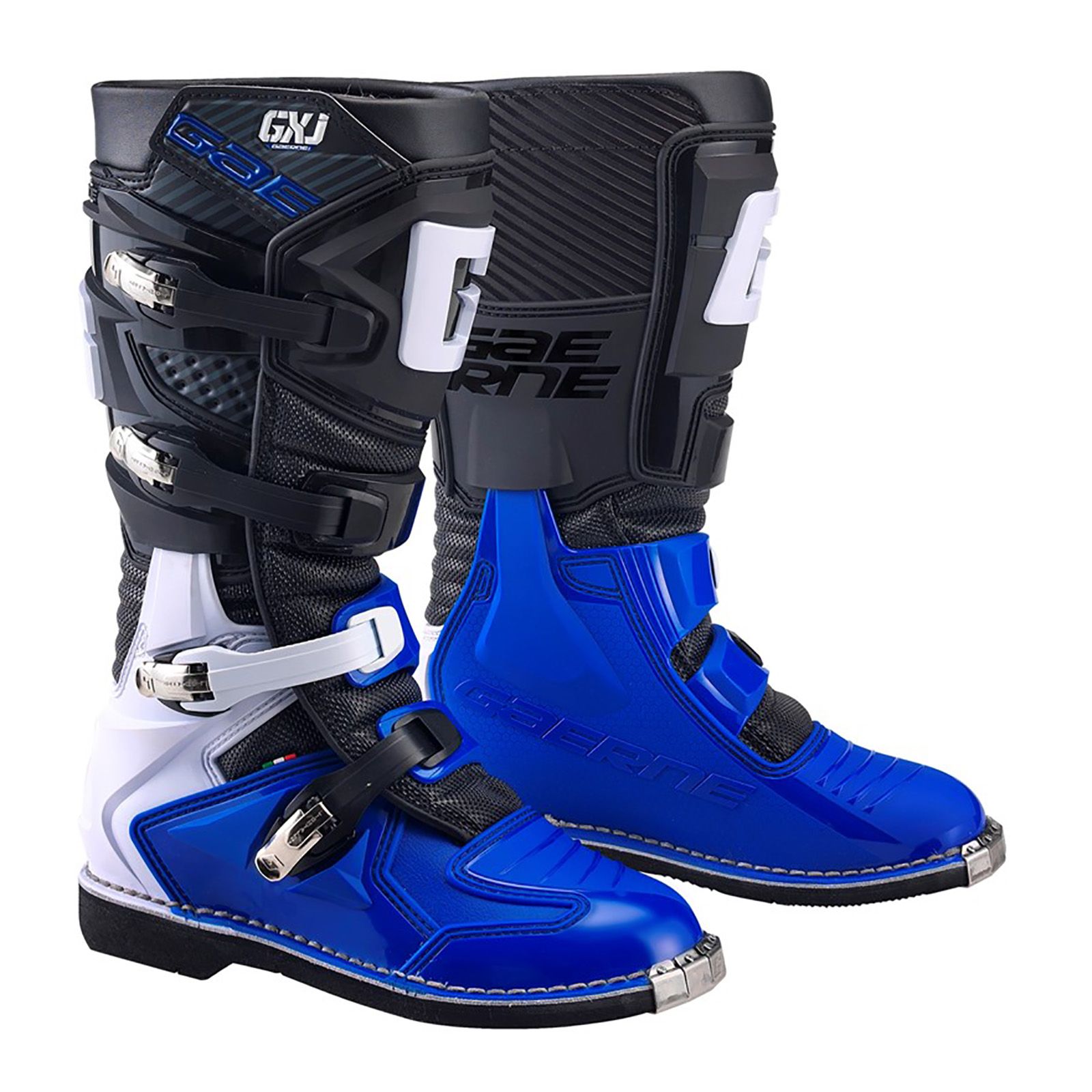 Gaerne GX-J Youth Motocross Boots  Black/Blue - Image 1