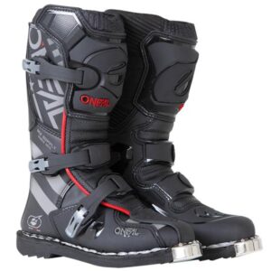 O'Neal ELEMENT Squadron Motocross Boots Youth Black / Grey - Image 2