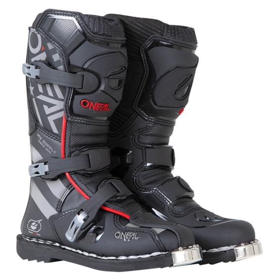 O'Neal ELEMENT Squadron Motocross Boots Youth Black / Grey