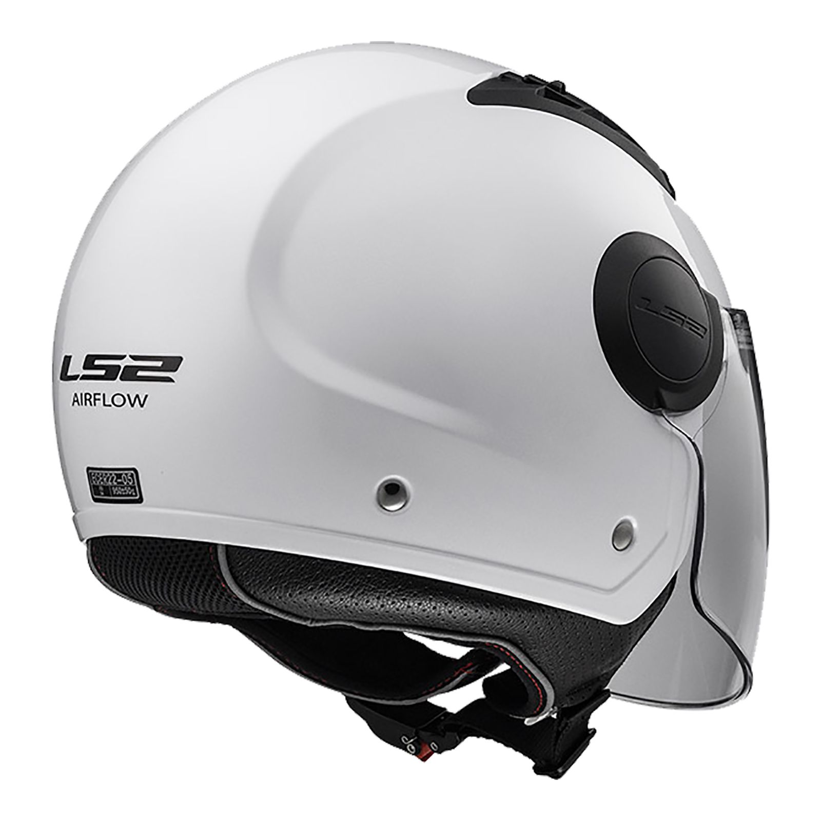 Flip Front Helmet LS2 OF562 Airflow White - Image 3