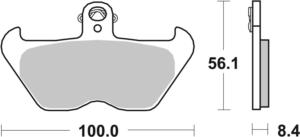 SBS 703HS Front Brake Pads - Image 1