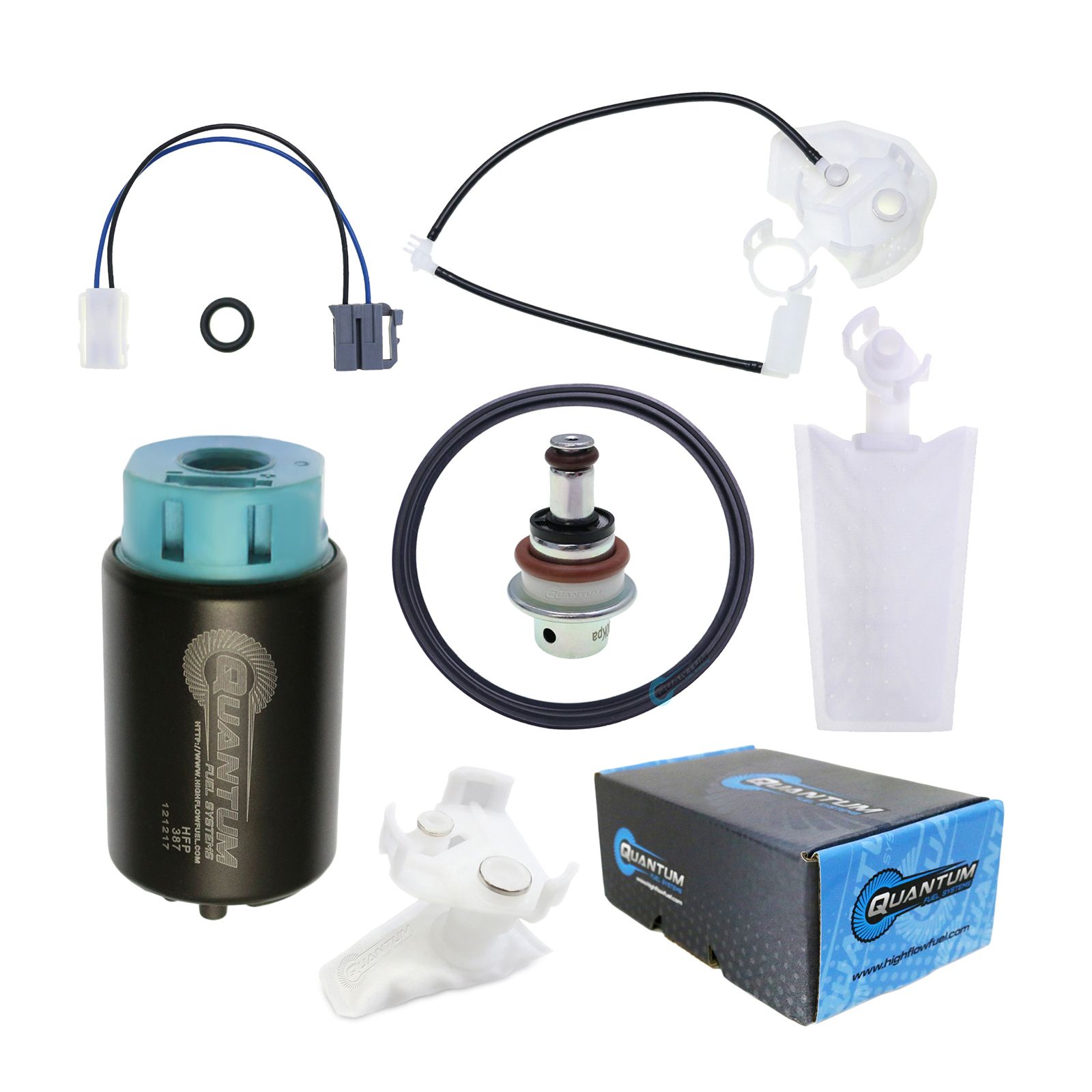 QUANTUM IN-TANK EFI  FUEL PUMP W/ REGULATOR, TANK SEAL - Image 1