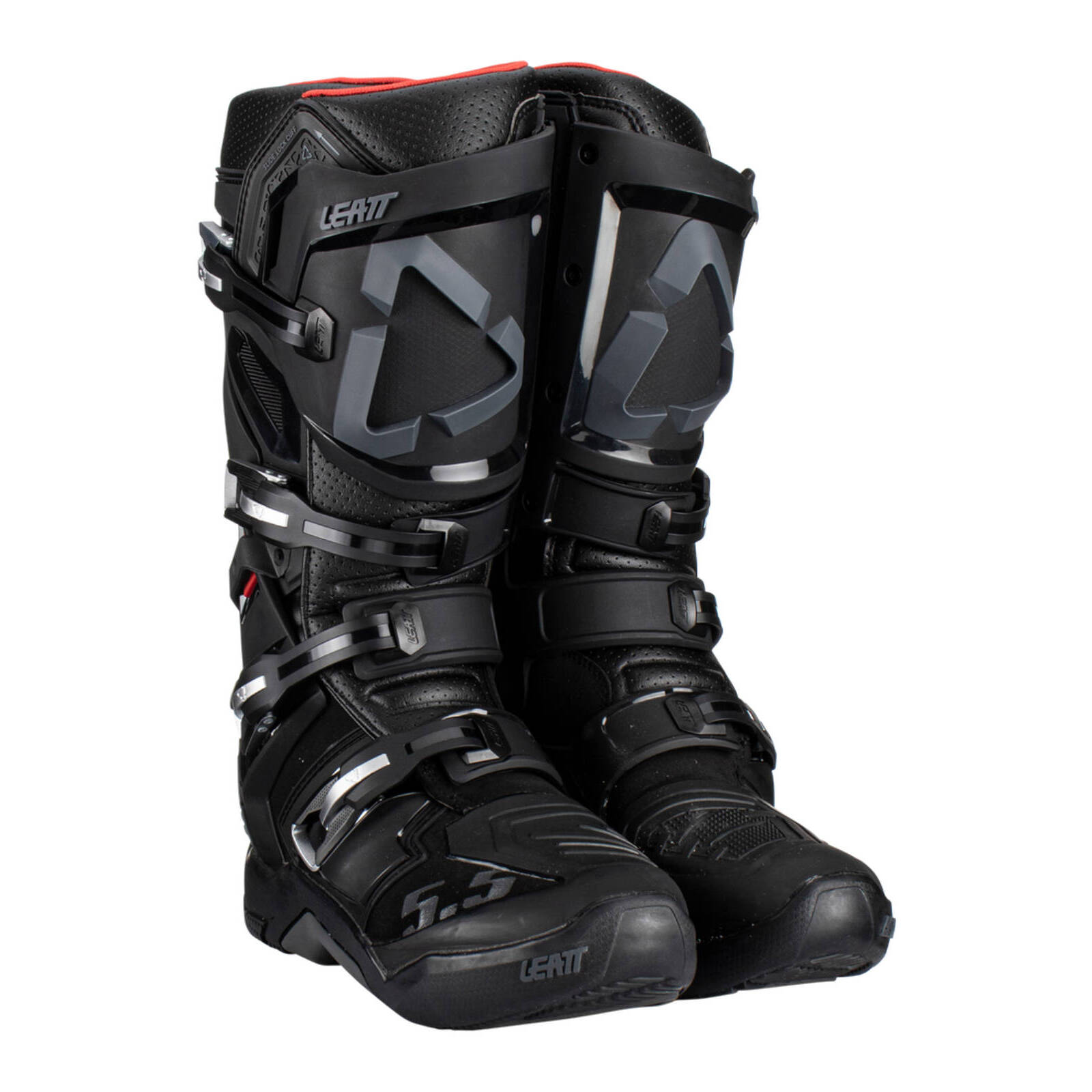 Leatt 5.5 Flexlock Motocross Boots - Black - Image 6