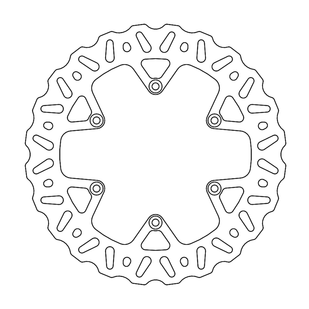 BRAKE DISC REAR MOTO MASTER NITRO BETA 13-22