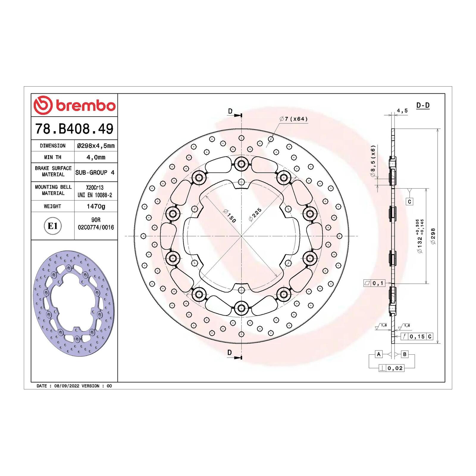 Brembo Brake Disc - Image 2
